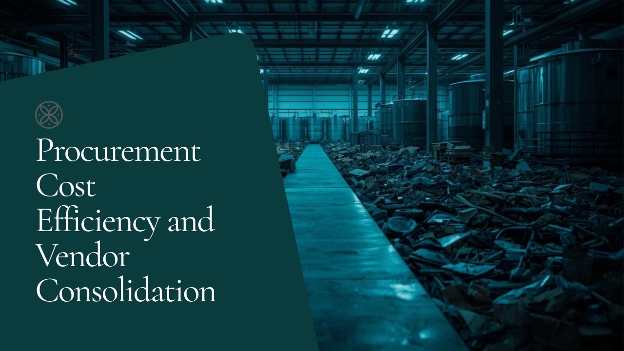 Industrial chemical warehouse — vendor consolidation